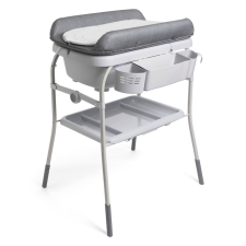  CHICCO pelenkázóasztal káddal Cuddle &amp; Bubble - Graphite Melange 0m+, do 11kg pelenkázó
