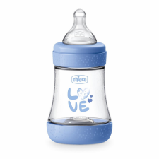 CHICCO Perfect5 szilikon cumisüveg 150ml fiú cumisüveg