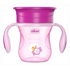 Chicco Perfect 360° itatópohár 200 ml - Rózsaszín Méhecskés itatópohár