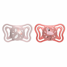 Chicco Physio Forma® Light 6-16hó cumi 2 db sterilizálható tokban - rózsaszín cumi