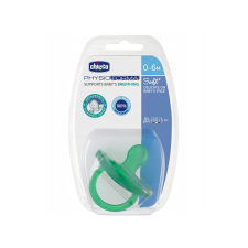 Chicco Physio Soft csupa szilikon cumi 0-6m Szín: zöld cumi