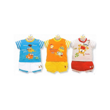 Chicco Piros short+póló, 74-es gyerek ruha szett