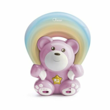 Chicco Rainbow Bear - Szivárvány maci zene-fény projektor elemes - Pink éjjeli fény