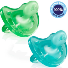 CHICCO Teljesen szilikon Physio puha cumizó fiú 2 db, 6-16m cumi