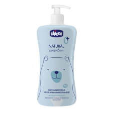 Chicco Természetes Érzés Test- és Hajmosó Folyadék Újszülötteknek, 500ml babafürdető, babasampon
