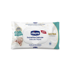 Chicco törlõkendõ Soft&amp;Pure baby 60db törlőkendő