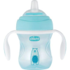 Chicco Transition Cup csöpögésmentes, szilikoncsőrös itatópohár fülekkel 4 hó+ 200 ml (kék) (CHI000161)