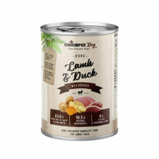Chicopee konzerv Dog Adult Pure bárány, kacsa és burgonya 400g kutyaeledel