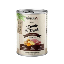 Chicopee konzerv Dog Adult Pure bárány, kacsa és burgonya 400g kutyaeledel