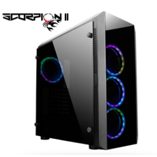 Chieftec Gaming Scorpion II RGB Számítógépház - Fekete számítógép ház