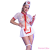 CHILIROSE COSTUMES CHILIROSE - CR 4365 JELMEZ NŐVÉR SZEXI S/M