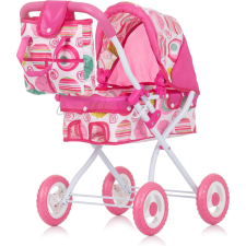 Chipolino babakocsi Emily játékbaba számára multicolor játék babakocsi