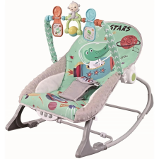 Chipolino Baby Spa rezgő-zenélő pihenőszék 9 kg-ig - Green pihenőszék, bébifotel