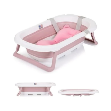 Chipolino Isla összecsukható kád hálós babatartóval 81cm rózsaszín babafürdőkád