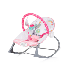 Chipolino Melody zenélő pihenőszék - Pink pihenőszék, bébifotel