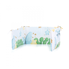  Chipolino rácsvédő 30/180 cm - blue bows babaágynemű, babapléd