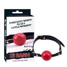 Chisa Novelties Red Ball Gag - szájpeckelő (piros) vibrátorok
