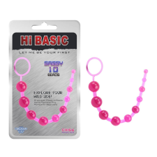 Chisa Novelties Sassy Anal Beads - vízálló anál golyósor - 30 cm (rózsaszín) anál