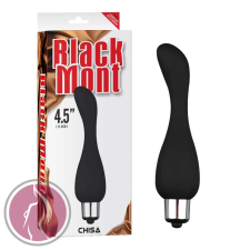 Chisa Novelties Vibrating Smoothie - szilikon, G-pontos, vízálló mini vibrátor - 13 cm (fekete) vibrátorok