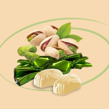  Chocofive Californiai pisztáciás krémmel töltött szaloncukor 5 kg csokoládé és édesség