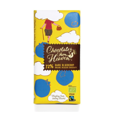 Chocolates from Heaven Csokoládék a mennyből - BIO étcsokoládé áfonyával 72%, 100g  *CZ-BIO-001 certifikát reform élelmiszer