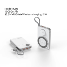 CHOETECH B695 Vezeték nélküli MagSafe Powerbank 10000mAh fehér power bank