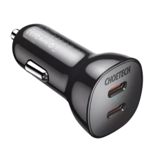 CHOETECH Car charger Choetech TC0008 40W 2x USB-C mobiltelefon kellék