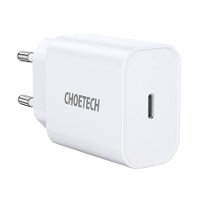 CHOETECH Mains charger Choetech Q5004 EU USB-C, 20W (white) mobiltelefon kellék