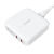 CHOETECH PD8008 2x USB Type-C / 2x USB Type-A GaN Hálózati töltő - Fehér (100W)