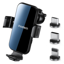 CHOETECH T201-F elektromos autó vezeték nélküli töltő + mágneses fej töltő fekete mobiltelefon kellék