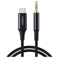 Choetech Usb-C-Mini Aljzat Kábel 3.5Mm Aux008 2M Fekete Telefonokhoz kábel és adapter