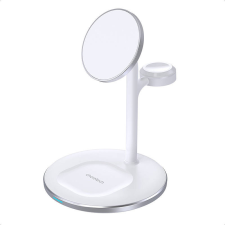 CHOETECH Wireless charger Choetech with stand 2in1 (white) mobiltelefon kellék