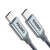 CHOETECH XCC-1002-GY adat és töltőkábel, USB-C / USB-C, 100W, 1,8m, Szürke
