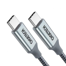 CHOETECH XCC-1002-GY USB-C - USB-C adat- és töltőkábel 1.8m (XCC-1002-GY) kábel és adapter