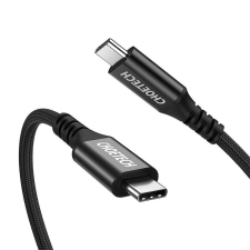 CHOETECH XCC-1007 USB-C apa - USB-C apa 3.1 Adat és töltő kábel - Fekete (2m) kábel és adapter