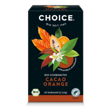  Choice bio fekete tea kakaó-narancs 40 g tea