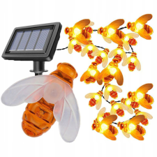 Chomik Garland Solar Lámpa Dekoratív Fénylánc Bees 20 LED 5,8m kültéri világítás