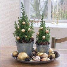 Christmas deco papírszalvéta 33x33cm, 20db-os papírárú, csomagoló és tárolóeszköz