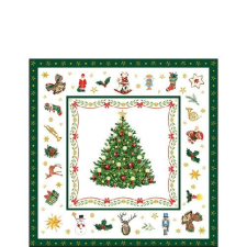 Christmas Evergreen white papírszalvéta 25x25cm, 20db-os papírárú, csomagoló és tárolóeszköz
