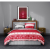 Christmas/Karácsonyi ágyneműhuzat, Red, 140x200 + 70x90 cm