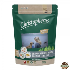 Christopherus Dog Adult Grain Free Pisztráng és rovar Small & medium 750g kutyaeledel