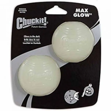 Chuckit! Chuckit Max Glow Fluoreszkáló Labda Pakk (M) játék kutyáknak