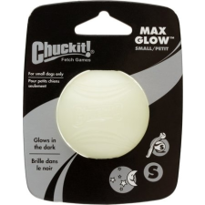 Chuckit! Max Glow - Sötétben világító gumilabda kutyáknak (S; 5 cm) kutyafelszerelés