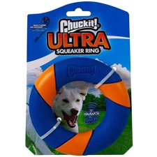Chuckit! Ultra Squeaker Ring gumikarika csipogó hanggal kutyáknak (Külső átmérő: 12,5 cm; Belső á... játék kutyáknak