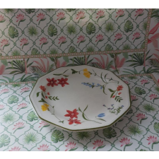 Churchill Floral Blooms kerámia desszert tányér 20 cm, 1 db tányér és evőeszköz