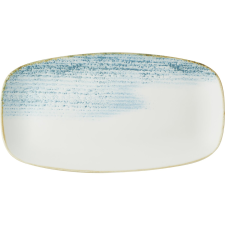 Churchill »Homespun Accents« »Aquamarine« lapos tányér, hossza: 298 mm tányér és evőeszköz