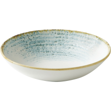 Churchill »Homespun Accents« »Aquamarine« mély tányér, coup, ø: 182 mm tányér és evőeszköz