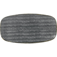 Churchill »Homespun« »Charcoal Black« lapos tányér, hossza: 298 mm tányér és evőeszköz