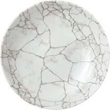 Churchill »Kintsugi« »Agate Grey« mély tányér, coup, ø: 248 mm tányér és evőeszköz
