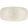 Churchill »Raku« »Agate Grey« lapos tányér, téglalap alakú, hossza: 355 mm